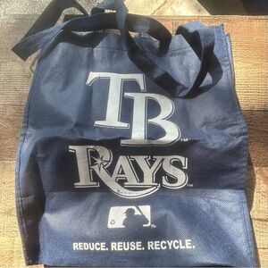 Tampa Bay Rays Navy Blue Tote Bag